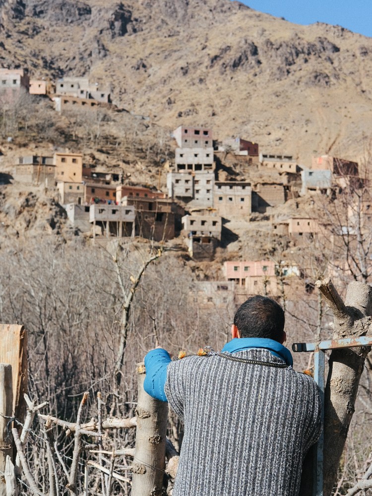 A tiny village in the Atlas Mountains in Morocco